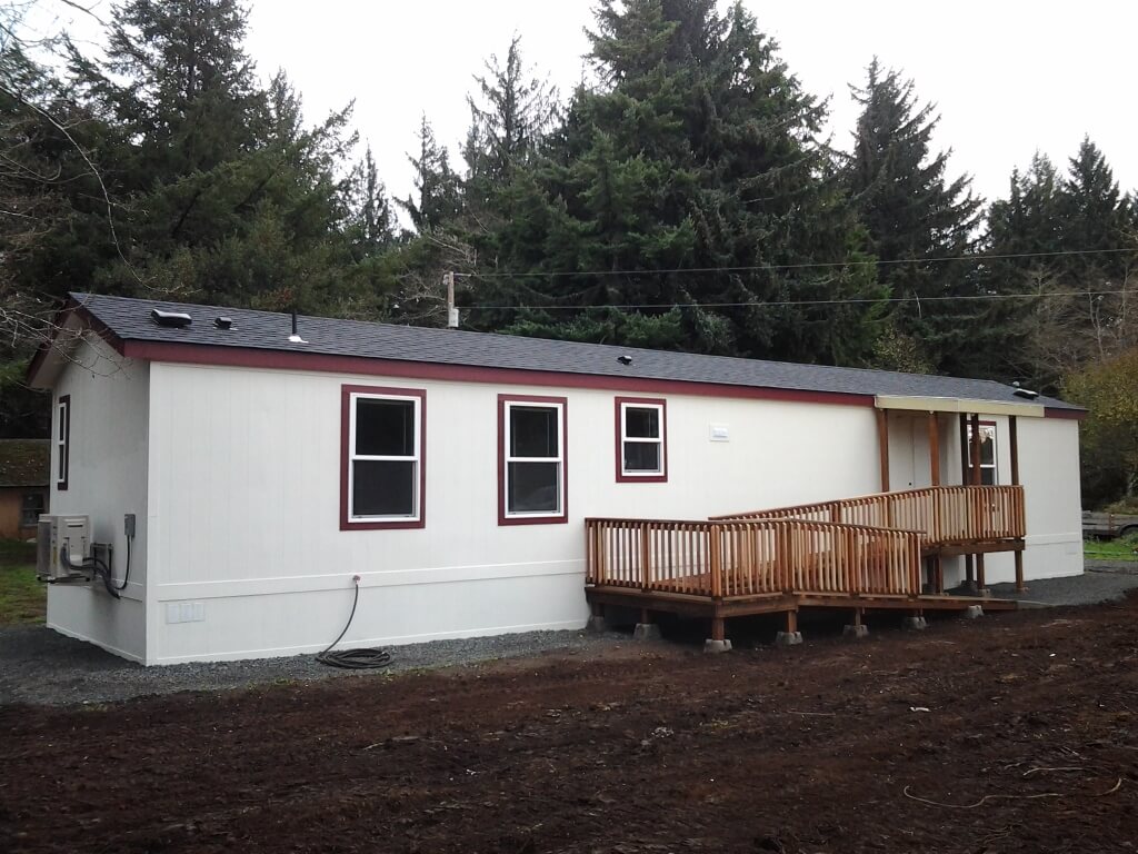 Janet Bailey's new manufactured home. 